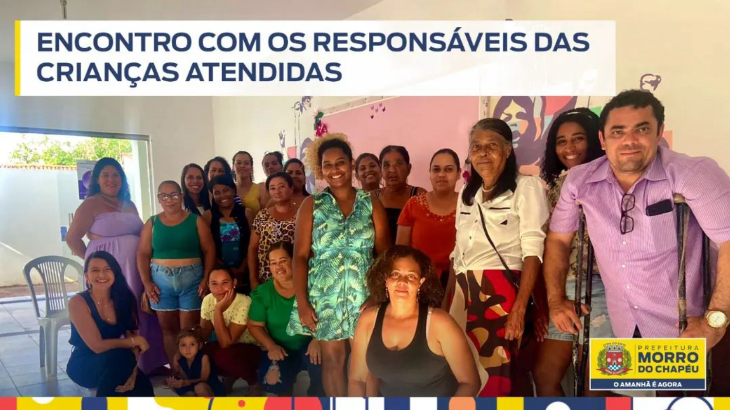 Encontro os responsáveis pelas crianças atendidas