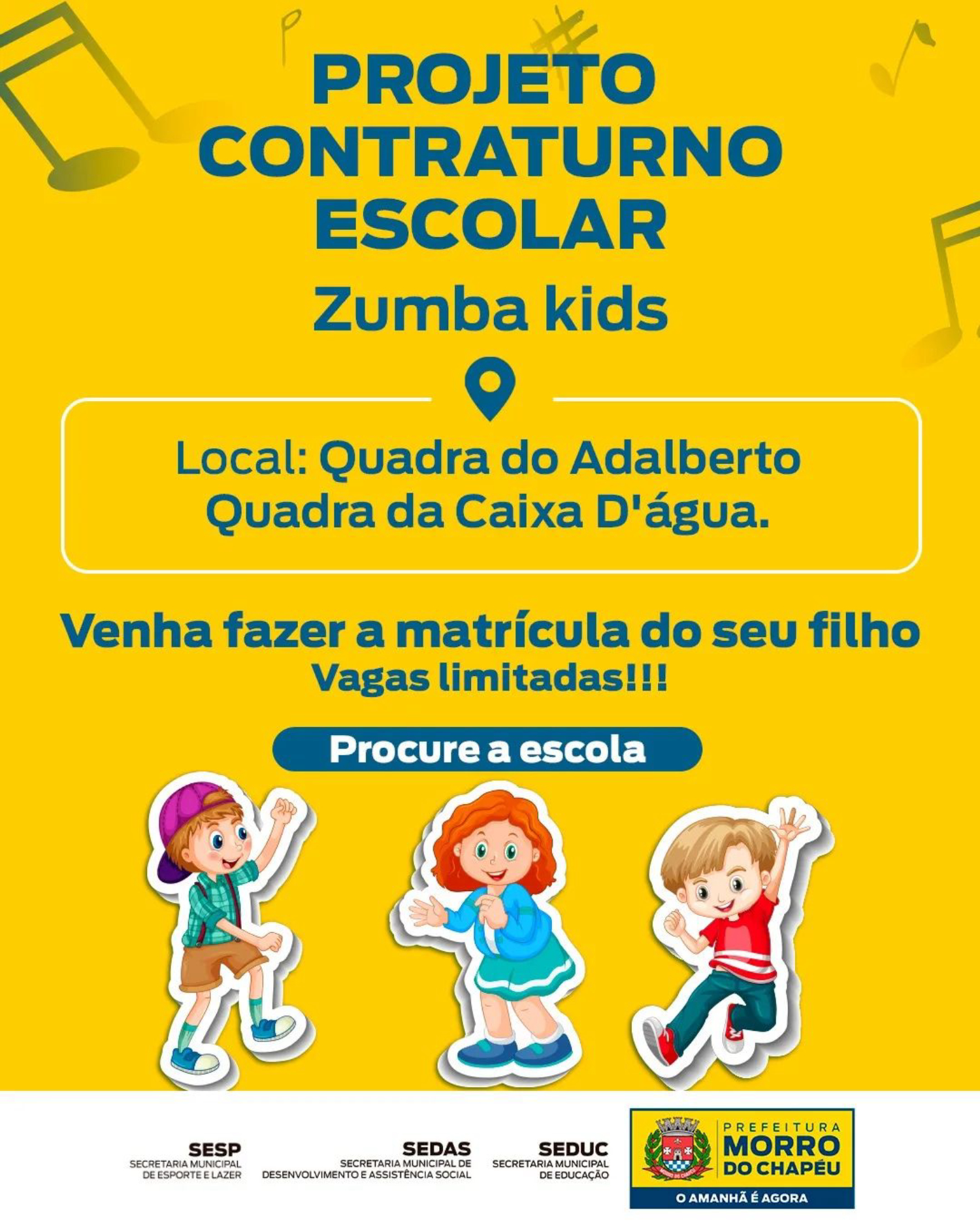 Ainda há vagas: venha participar das aulas de Zumba